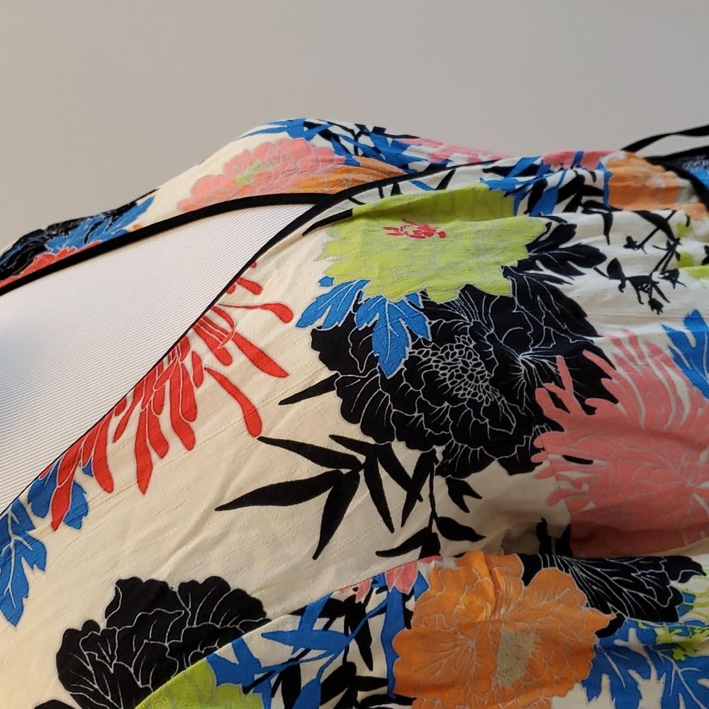 Topshop Floral Maxi Wrap Dress - Picture 6 of 11